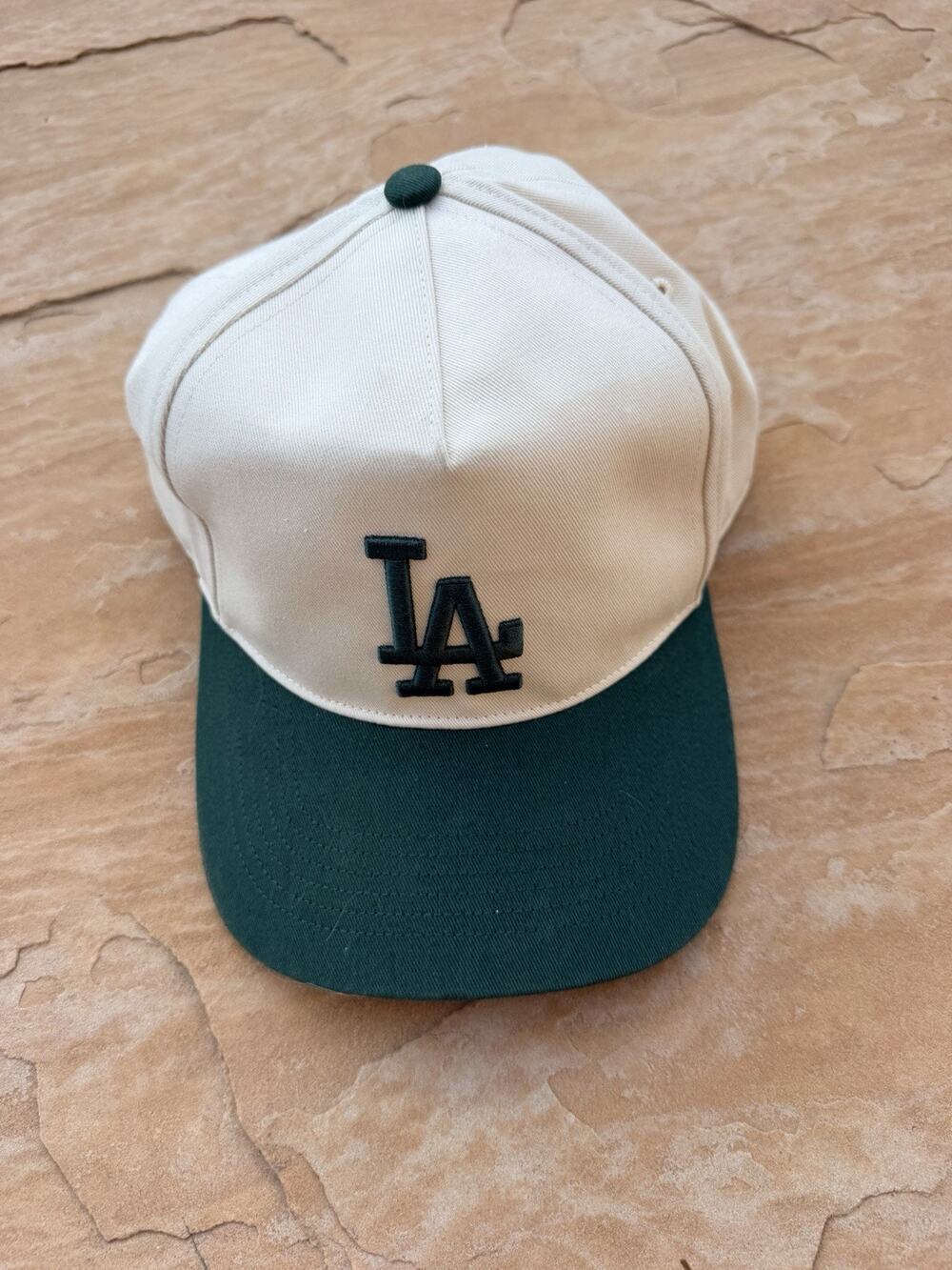 Los Angeles Dodgers MLB Baseball Cap White Green Snapback One Size